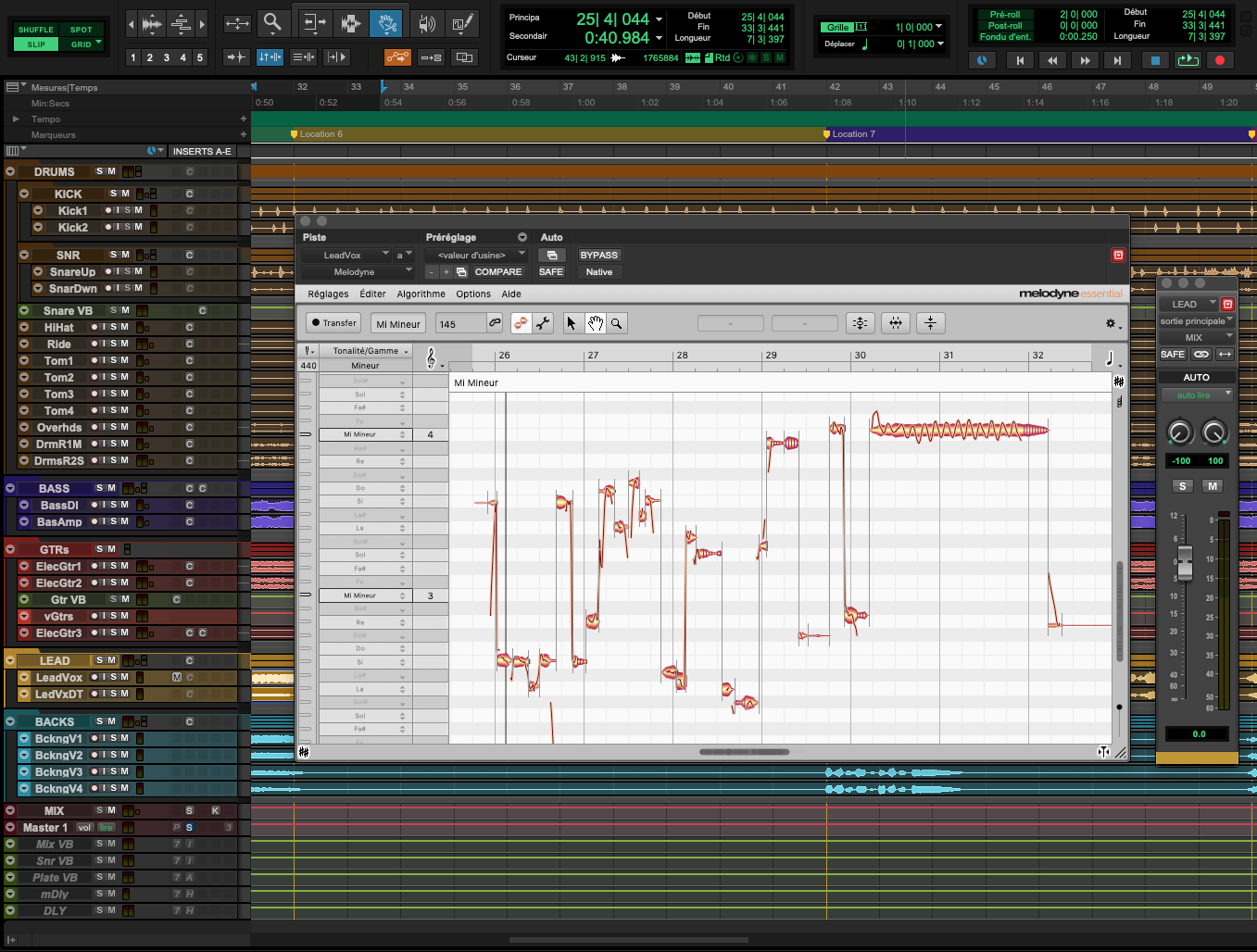 Retoucher la justesse des voix avec Melodyne et Pro Tools