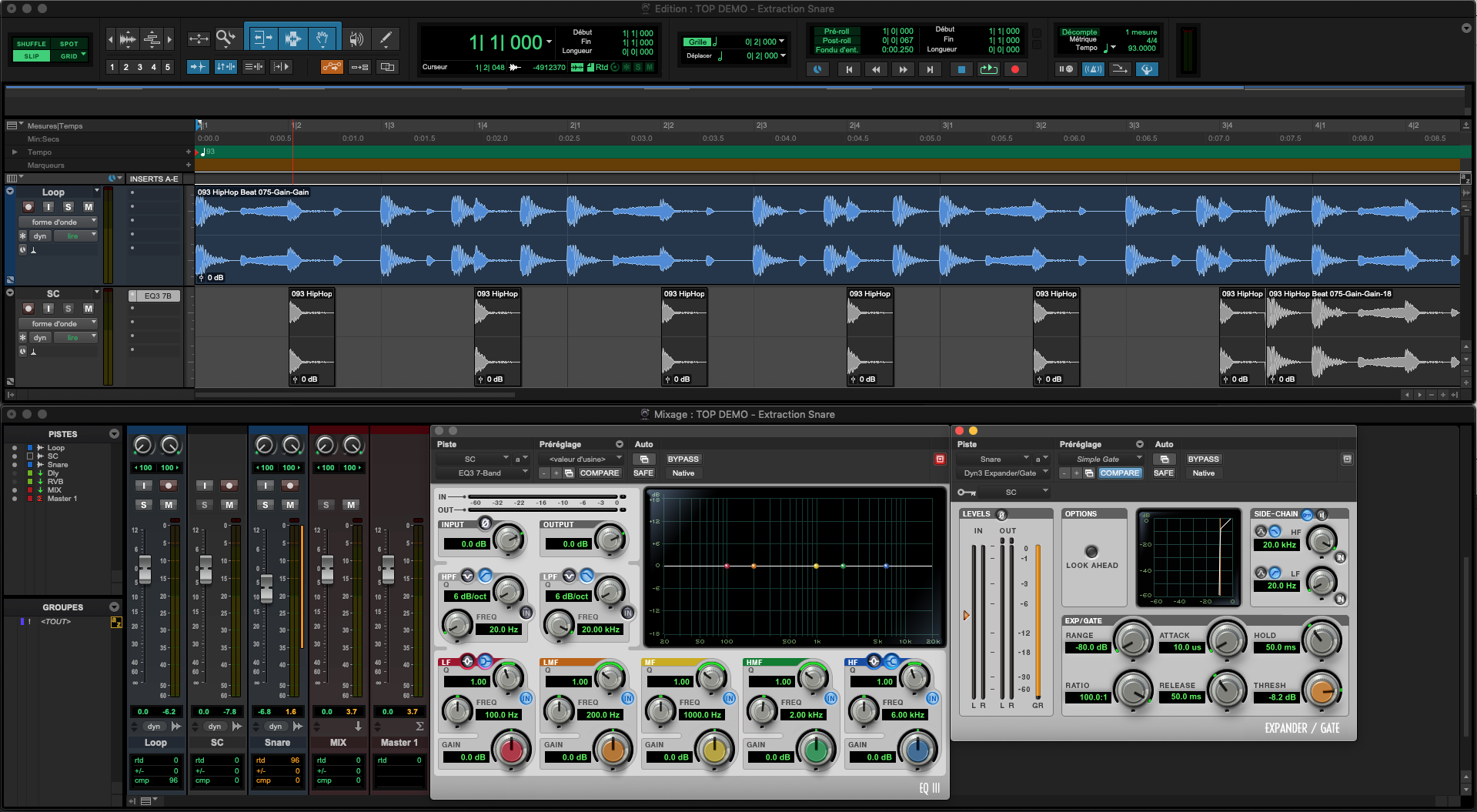 Isoler la Snare d’une Boucle via Side-Chain !