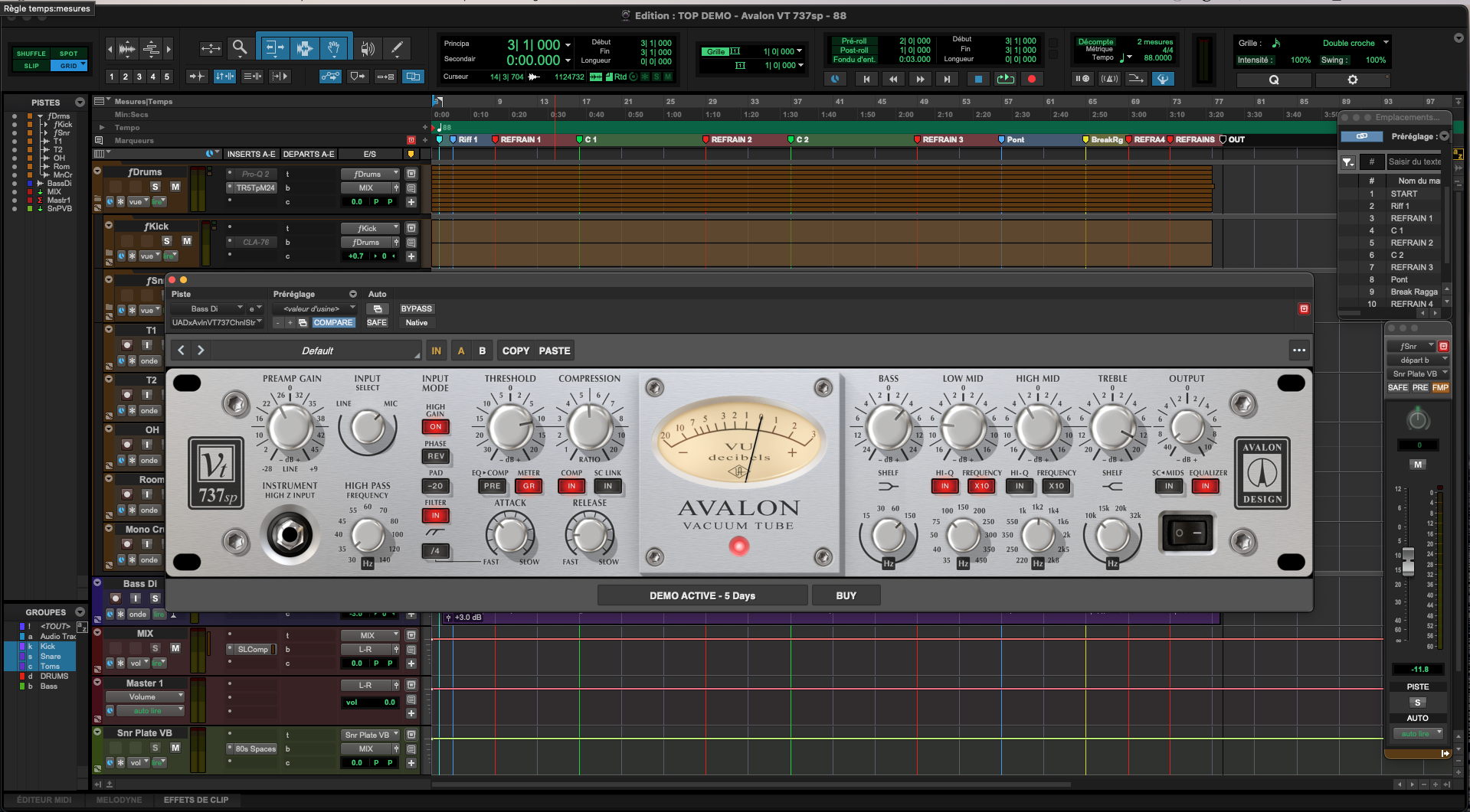 TEST : AVALON VT-737sp UAD