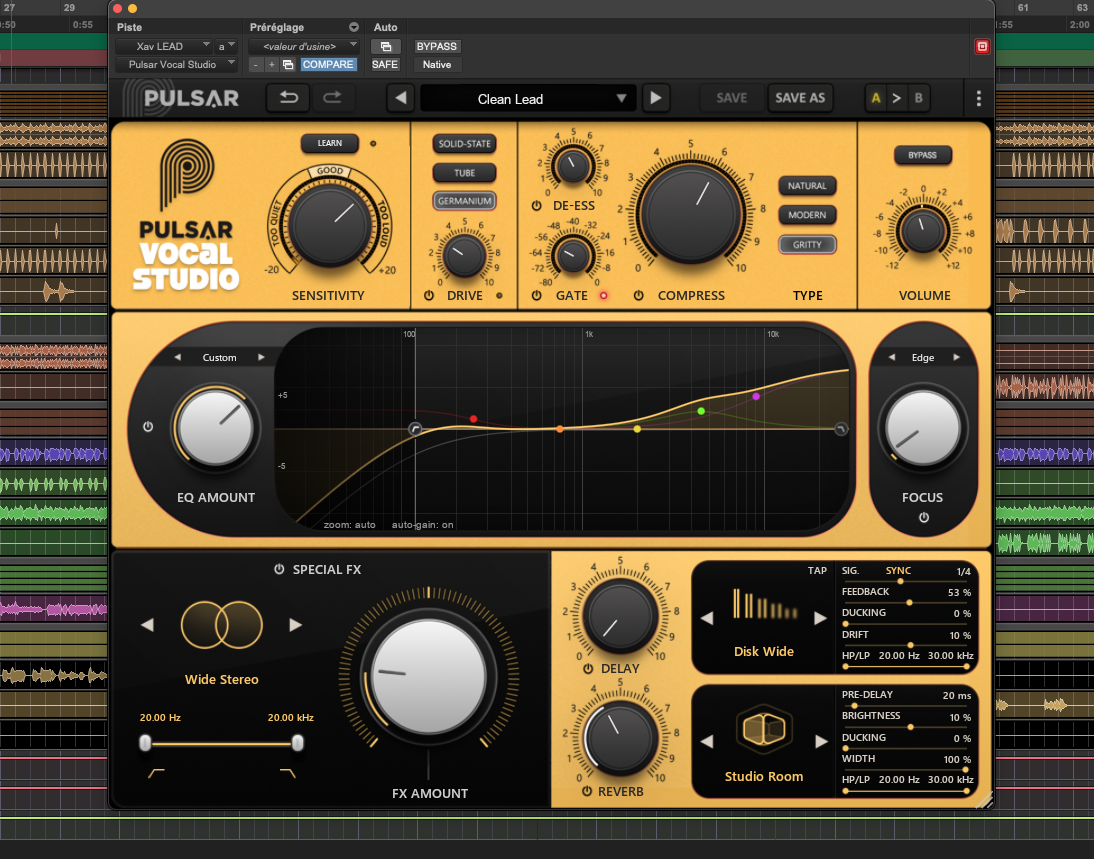 TEST : Plug-In Vocal Studio, Pulsar Audio
